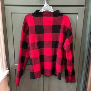 Rachel Zoe Plaid Sweater and Hat